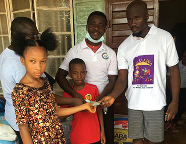 Mamawa donates to Orphanage